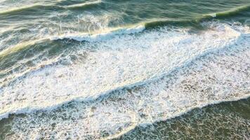 un aéreo ver de el Oceano olas video