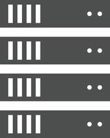 Data storage icon symbol image for database illustration vector