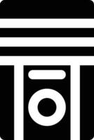 Data storage icon symbol image for database illustration vector
