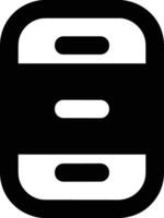 Data storage icon symbol image for database illustration vector
