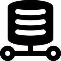 Data storage icon symbol image for database illustration vector