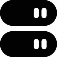 Data storage icon symbol image for database illustration vector