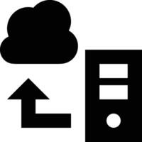 Data storage icon symbol image for database illustration vector