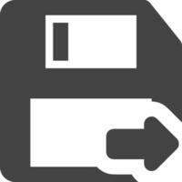 Data storage icon symbol image for database illustration vector