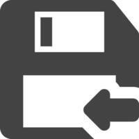 Data storage icon symbol image for database illustration vector