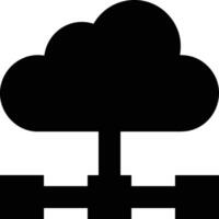 Data storage icon symbol image for database illustration vector