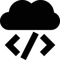 datos almacenamiento icono símbolo imagen para base de datos ilustración vector
