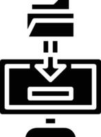 Data storage icon symbol image for database illustration vector