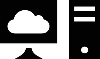 Data storage icon symbol image for database illustration vector