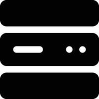 Data storage icon symbol image for database illustration vector
