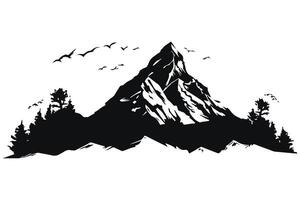 Mountain Silhouette pro design vector