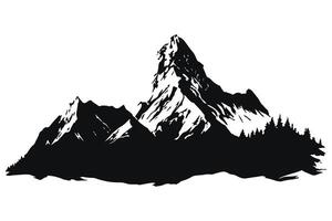 Mountain Silhouette pro design vector