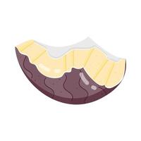 seco y Fresco cocos plano pegatinas vector