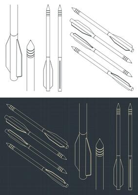 Crossbow bolt blueprints