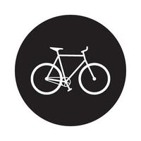 bicicleta icono diseño vector