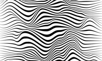 Wave line background black. Illustration vector