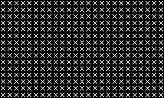 blanco multiplicar líneas modelo sin costura aislado en negro vector