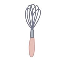 Whisk for mixing ingredients, Baking and cooking utensils, cooking equipment, kitchen utensils, meal preparation, food preparation, kitchen graphic illustration, clipart graphics vector