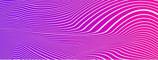 un púrpura y rosado antecedentes con ondulado líneas vector