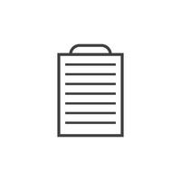 Recipe book icon vector