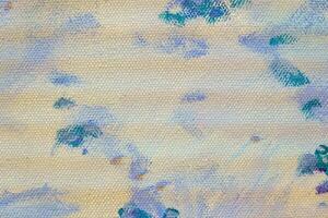 Colorful abstract oil painting art background. Texture of canvas and oil. photo