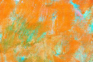 Colorful abstract oil painting art background. Texture of canvas and oil. photo