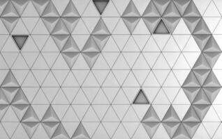 Steel diamond-shaped polished metal cladding panels of a modern building. Abstract monochrome background. photo