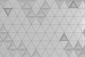 Steel diamond-shaped polished metal cladding panels of a modern building. Abstract monochrome background. photo