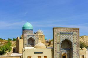 Samarkand, Uzbekistan - April 27, 2023 The ancient mausoleum of Shakh-I-Zinda, the Tomb of living king, during the reign of Amir Temur in Samarkand. photo