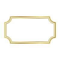 gold Frame icon. vector