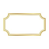 gold Frame icon. vector