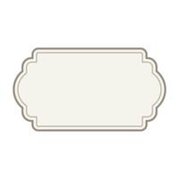label vintage frame. vector