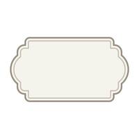 label vintage frame. vector