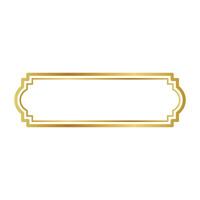 gold Frame icon. vector