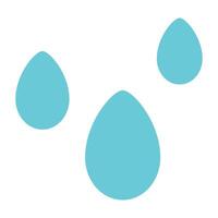 Splashing water drop Doodle vector