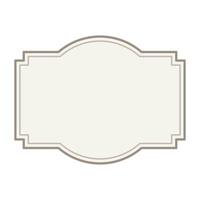 label vintage frame. vector
