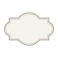 label vintage frame. vector