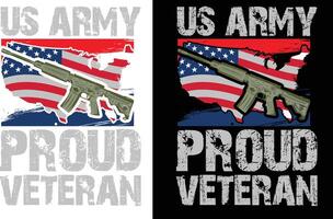 Veteran T-Shirt Design vector