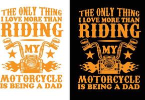 Motorbike T-Shirt Design vector