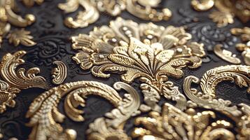 Timeless luxury in damask wallpaper. Opulent elegance concept. AI Image photo