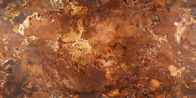 Vintage polished copper texture background. Elegant metallic surface for retro designs AI Image photo