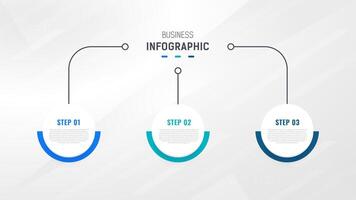 dos paso infografía etiqueta diseño modelo con línea iconos proceso pasos diagrama, presentaciones, flujo de trabajo disposición, bandera, fluir cuadro, informacion grafico. vector