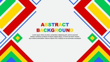 Abstract Background Design Template. Banner Wallpaper Illustration. Colorful Rainbow Flag vector