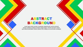 Abstract Background Design Template. Banner Wallpaper Illustration. Colorful Rainbow Banner vector