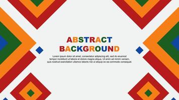 Abstract Colorful Background Design Template. Banner Wallpaper Illustration. Colorful Rainbow Template vector