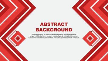 Abstract Red Background Design Template. Abstract Banner Wallpaper Illustration. Red Design vector