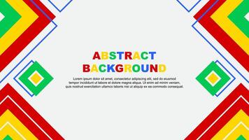 Abstract Background Design Template. Banner Wallpaper Illustration. Colorful Rainbow Background vector