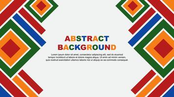 Abstract Colorful Background Design Template. Banner Wallpaper Illustration. Colorful Rainbow vector