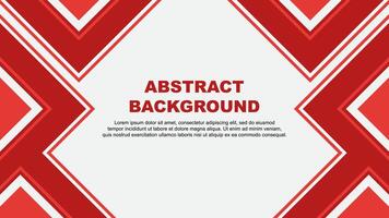 Abstract Red Background Design Template. Abstract Banner Wallpaper Illustration. Red vector