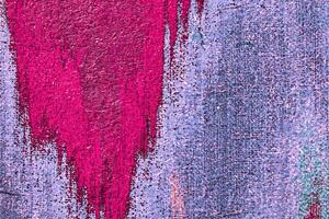 Colorful abstract oil painting art background. Texture of canvas and oil. photo